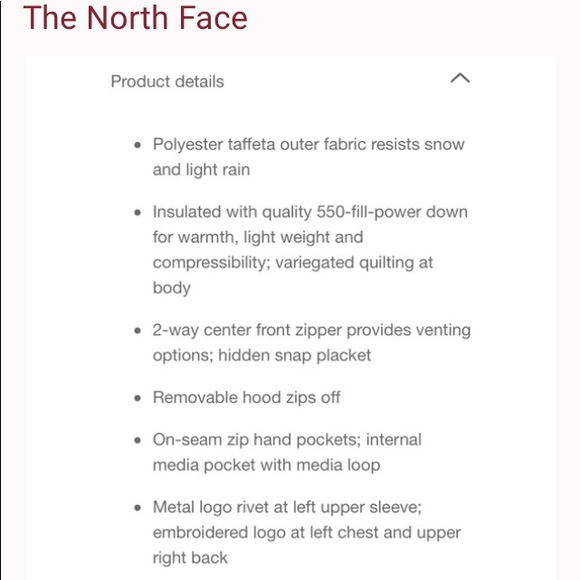 The north face miss metro jacket - Picture 15 of 15